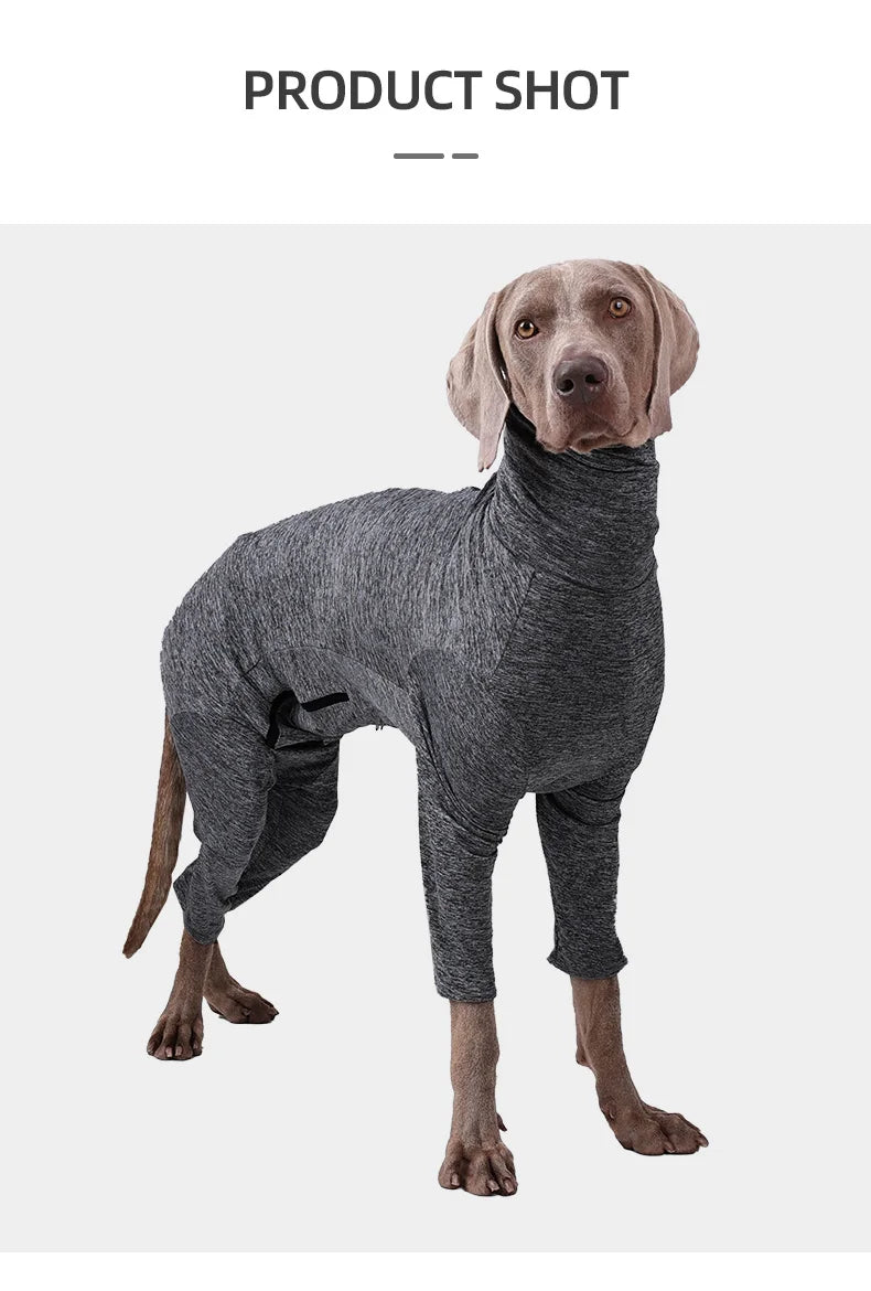 XS-3XL Pet Dog Clothes Winter Jumpsuit Undergarment Female Male Dog Home Loss Hair Proof Clothing Post-Surgical Recovery Clothes