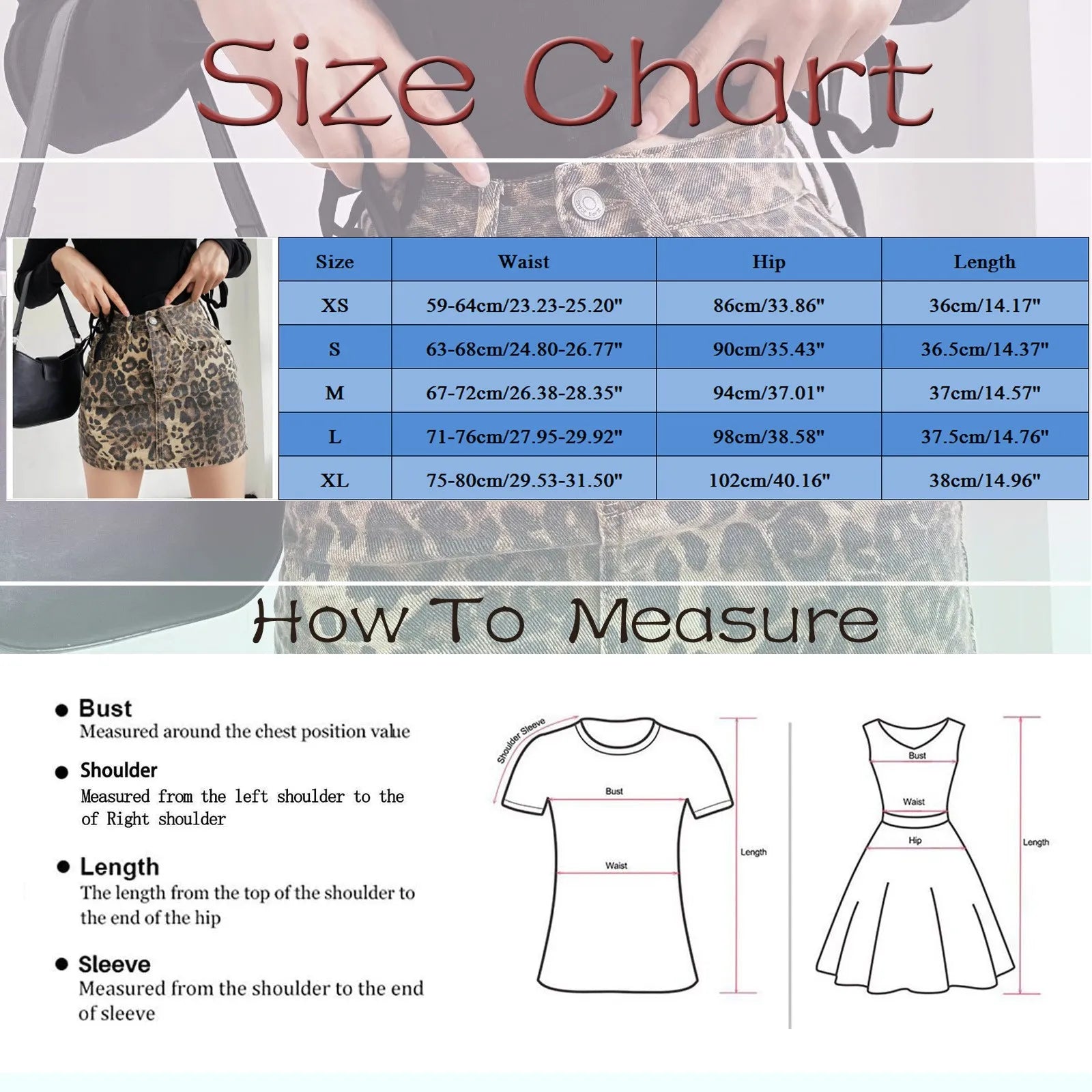 Denim Skirt Spring Fall Women Elegant Leopard Printed Pencil Skirt Sexy Y2k Office Lady High Waist Bodycon Hip Wrapped Skirt