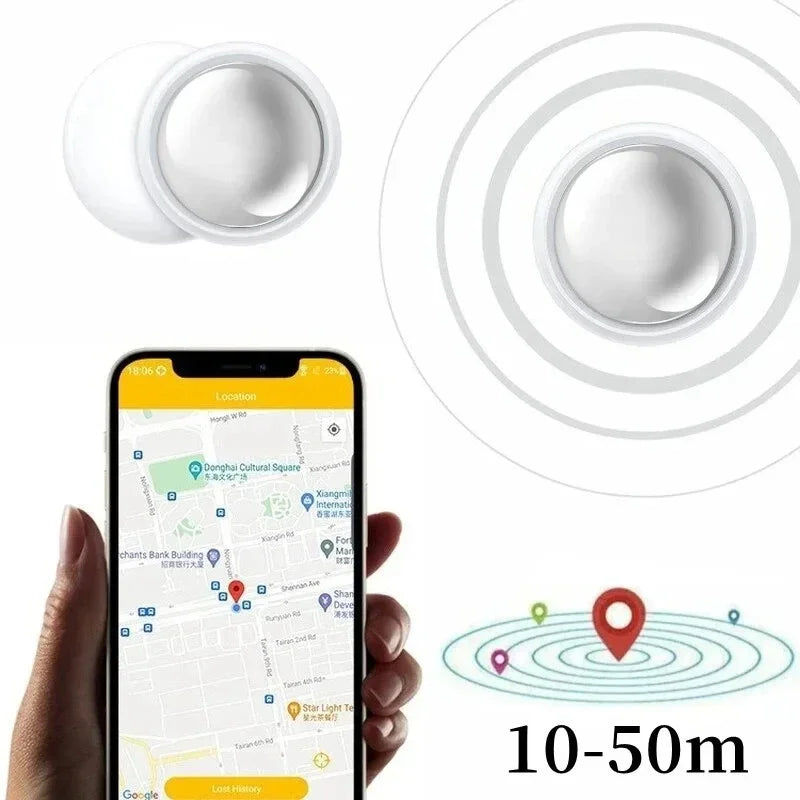 Mini Bluetooth 5.0 Tracker GPS AntiLost Device Round Pet Kids Bag Wallet Tracking Finder Locator Air Tag Smart Home NEW