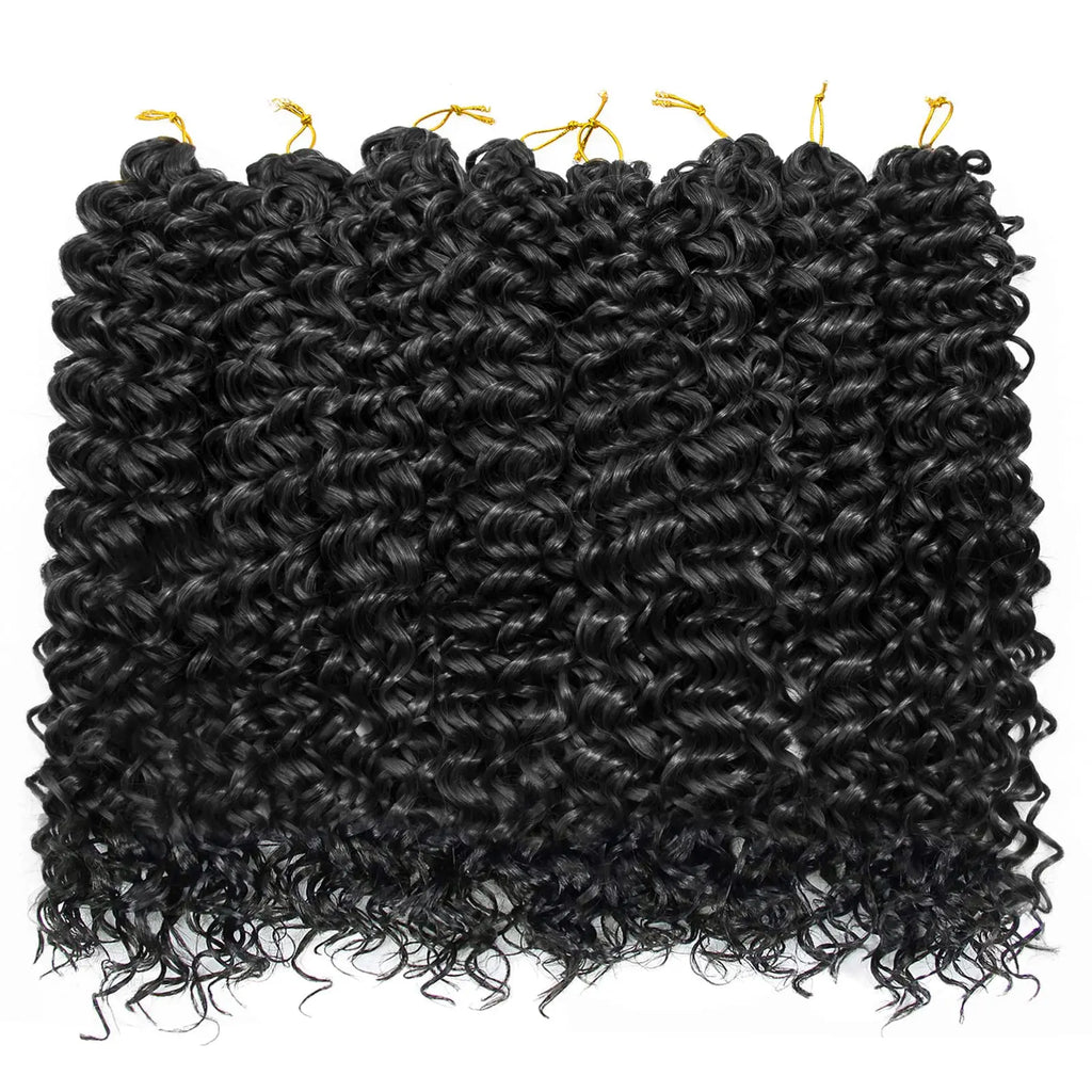 16A Kinky Curly Crochet Human Hair Knotless Pre-Separated Crochet Hair Extensions With String Curly Pre-Looped Feather Hair