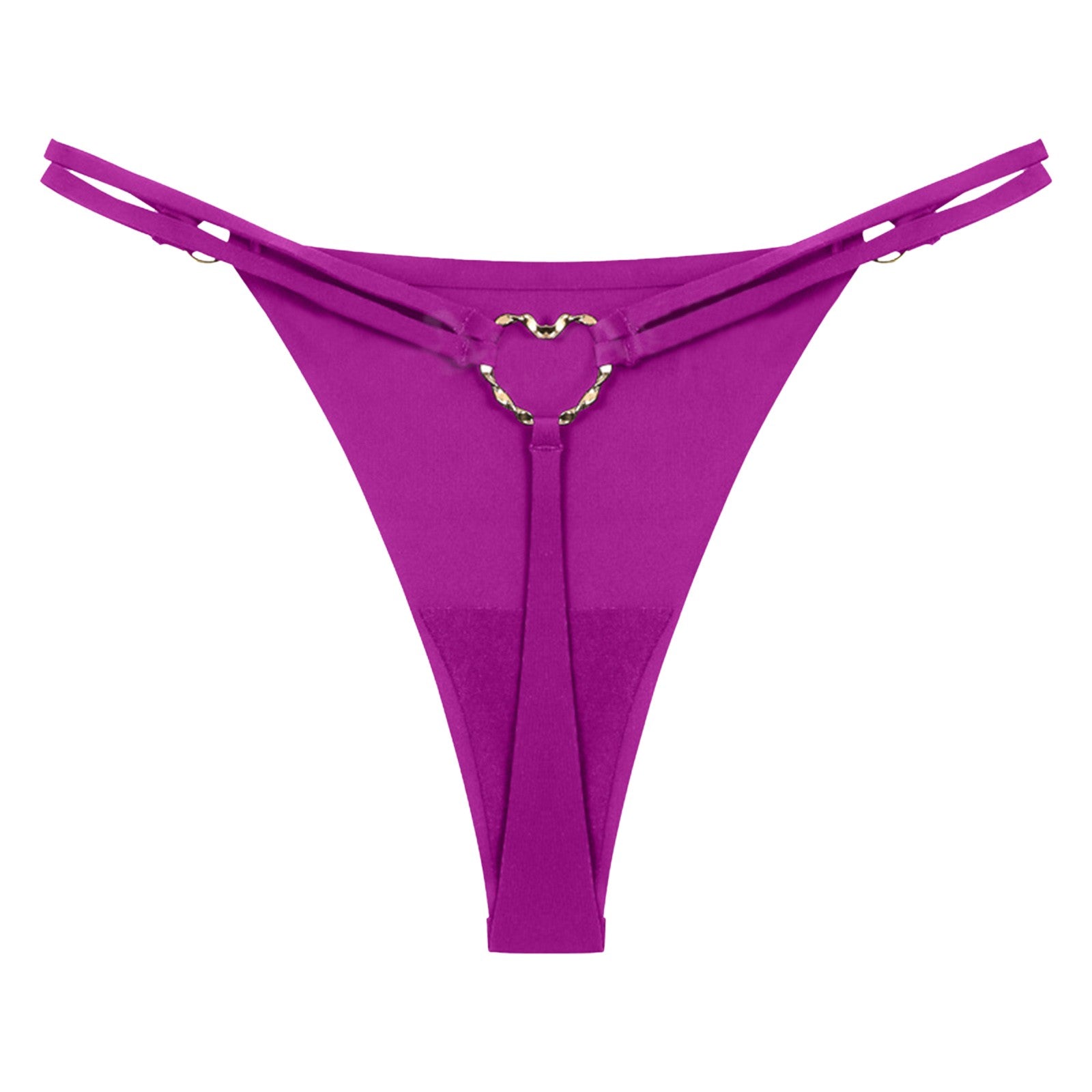 Women’S Low Rise Thong Sexy Panties Double Love Buckle Strap G-String Sports Thongs Breathable Underpants For Fine Womens белье