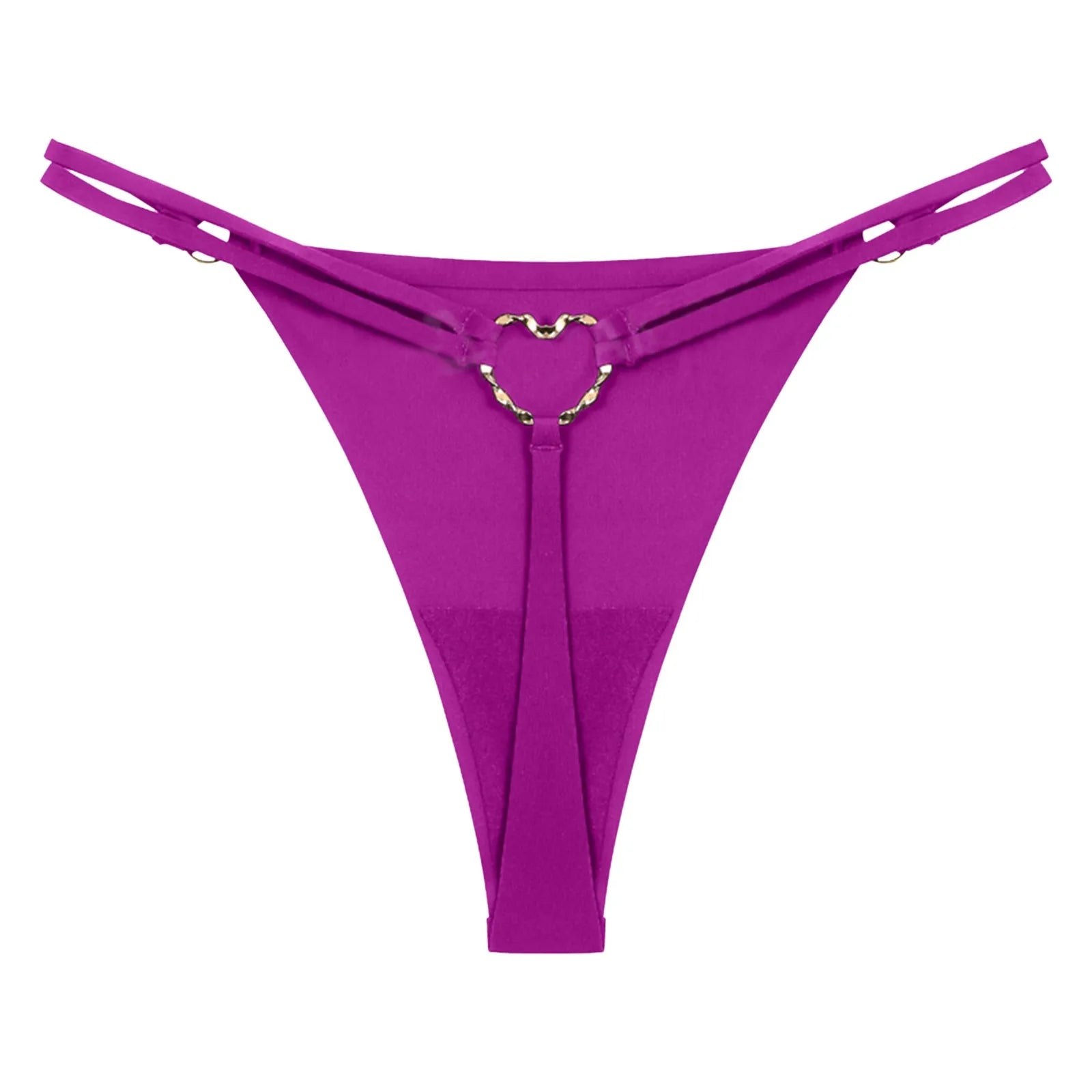 Women’S Low Rise Thong Sexy Panties Double Love Buckle Strap G-String Sports Thongs Breathable Underpants For Fine Womens белье