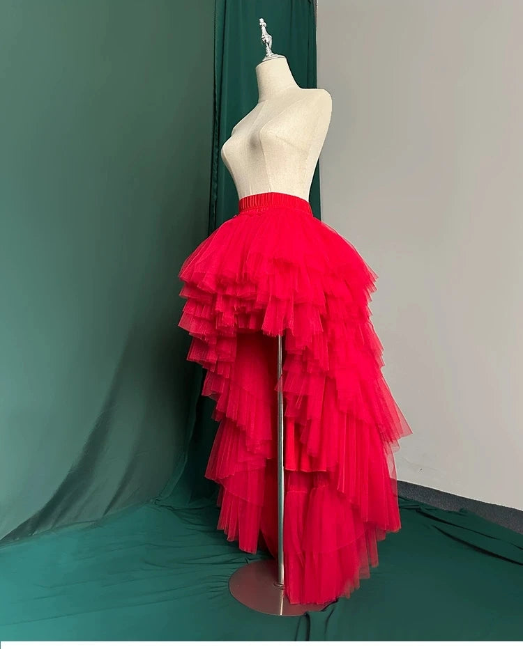 Front Short Back Long Tutu Skirt, Fashion Princess Skirts