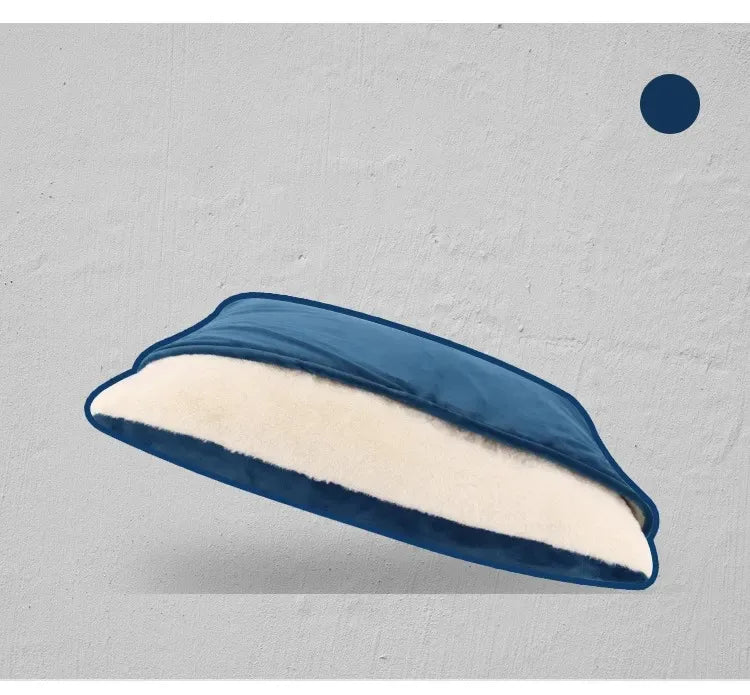 Pet Bed Dogs Kennel Winter Warm Removable Washable Bite-resistant Puppy Sofa Cushion Plush Cat Mat for Large Pet Sleeping Bag