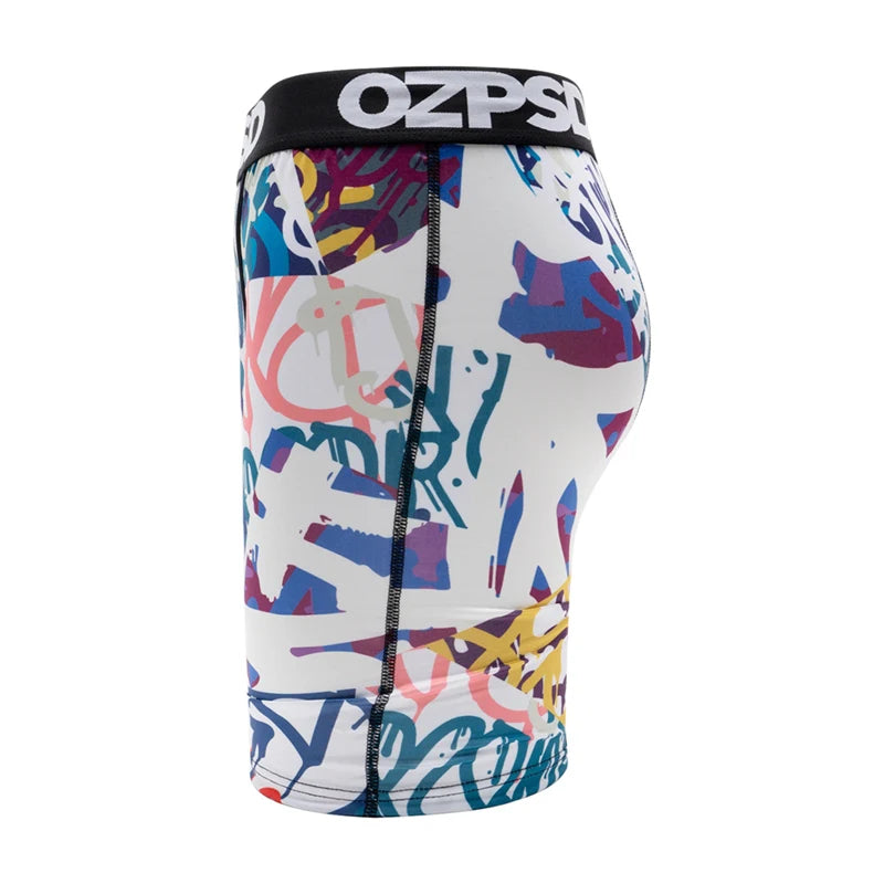 5Pcs Sexy Summer Men Boxer Underwear Breathable Printed Men's Panties Underpants Male Plus Size Man Boxer Briefs Man Boxershorts