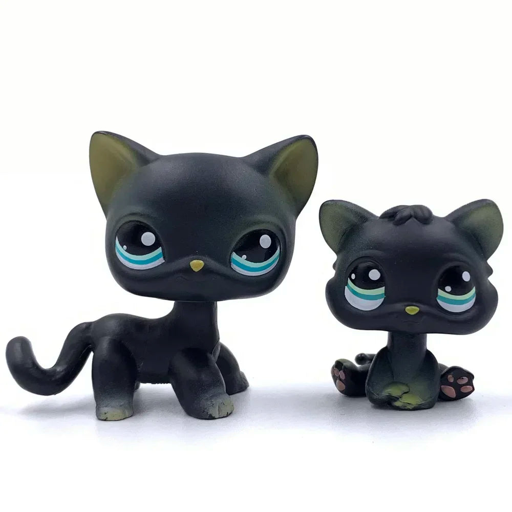 Rare Animal littlest pet shop lps toy toy Cute kitten Stands Dog Dachshund Collie Cocker Spaniel Great Dane Old Bobble head toy