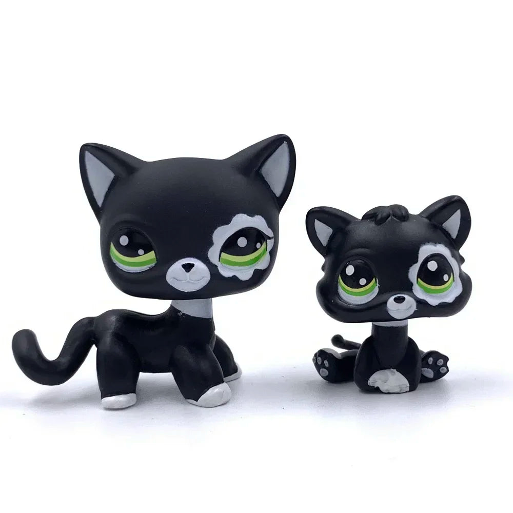 Rare Animal littlest pet shop lps toy toy Cute kitten Stands Dog Dachshund Collie Cocker Spaniel Great Dane Old Bobble head toy