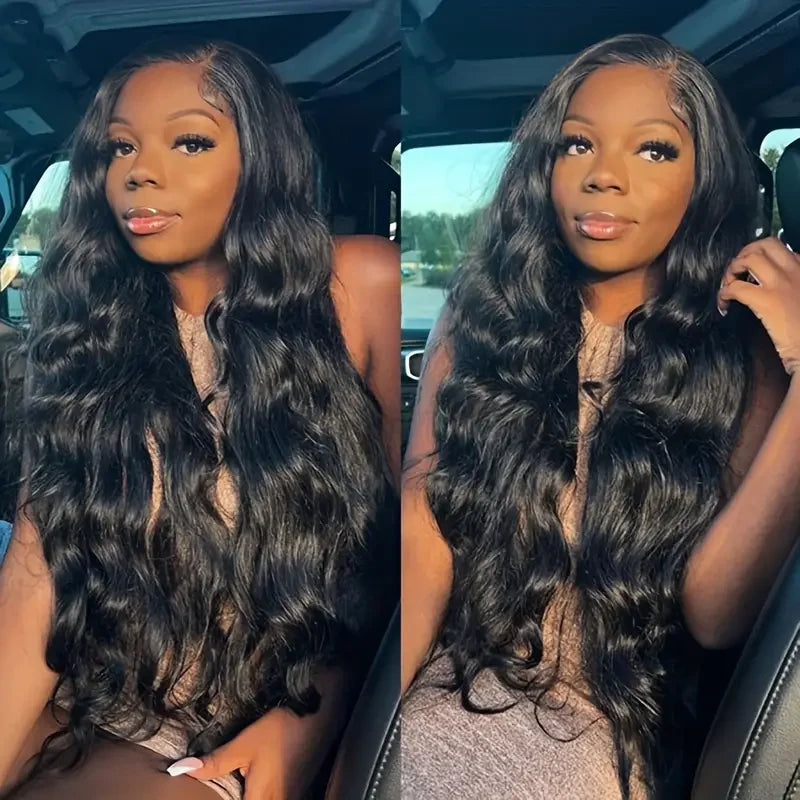 Body Wave Lace Front Wigs Human Hair Pre Plucked 180% Density Human Hair Wigs for Black Women 13x6 transparent Lace Frontal Wigs