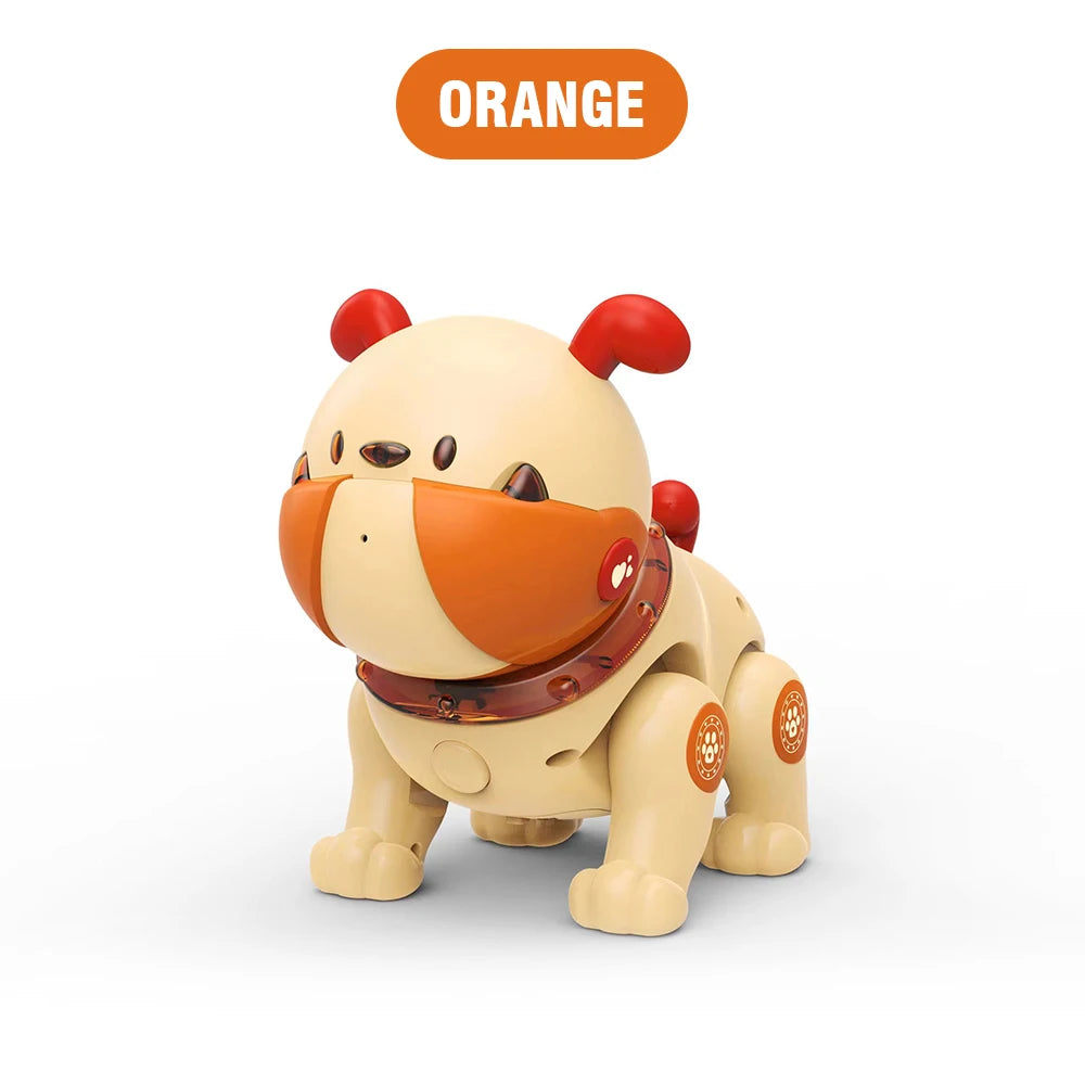 Intelligent Programmable Toy Rc Pet Kid Toys Interactive Voice and Touch Sensing Dancing Music Remote Control Cartoon Robot Dog