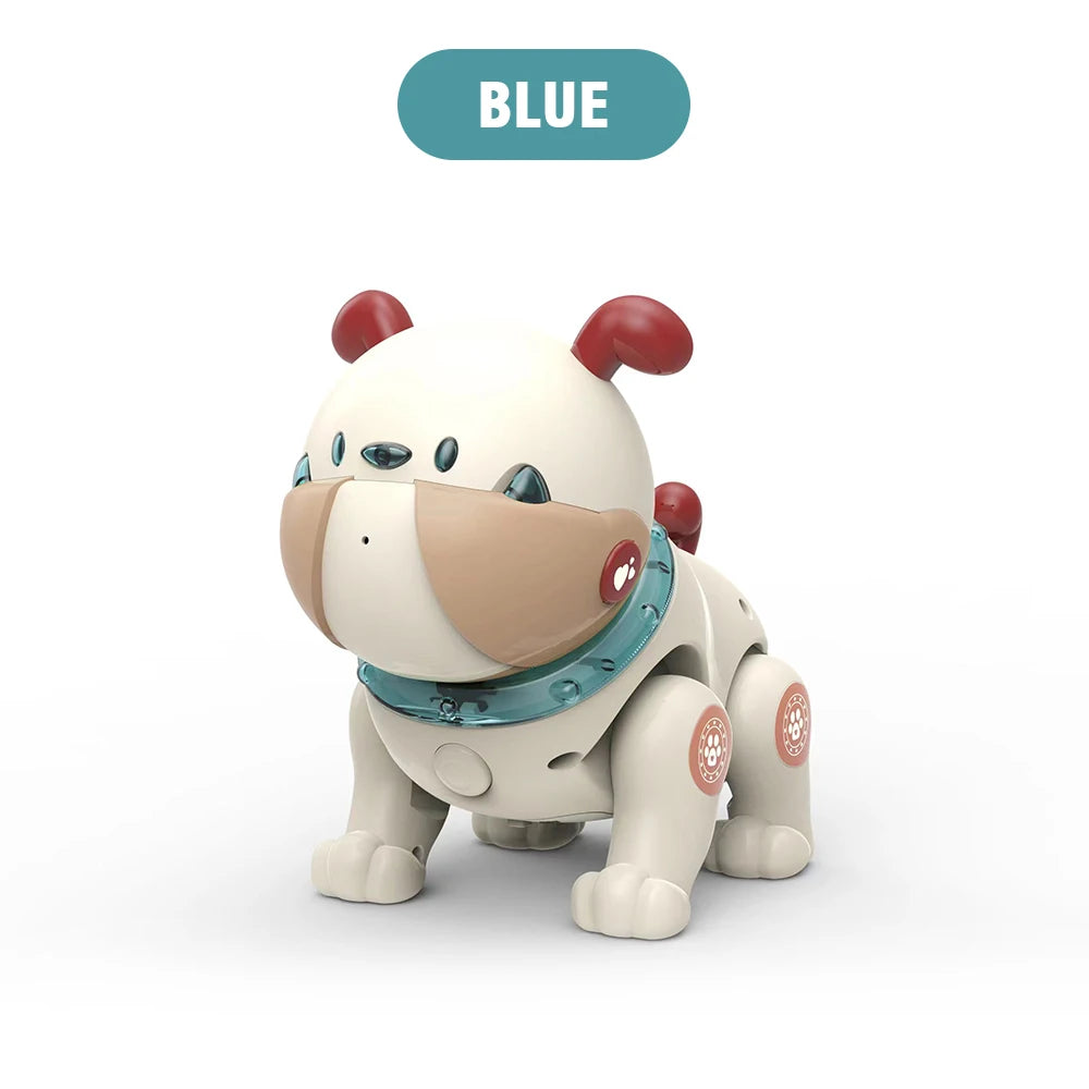 Intelligent Programmable Toy Rc Pet Kid Toys Interactive Voice and Touch Sensing Dancing Music Remote Control Cartoon Robot Dog