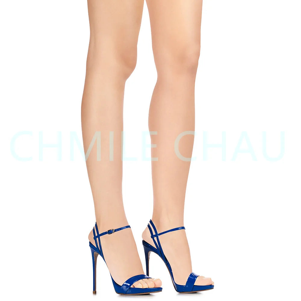 【Measure your feet length before order】Elegant Luxury Designer Women Sandal High Heel Banquet Prom Sandálias Femininas 23-CHC-30