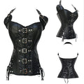 Waist Training Corset Vest Women Lace Up Boned Steampunk Bustiers Top Sexy Corselet Burlesque Clothing Gothic Party Costume