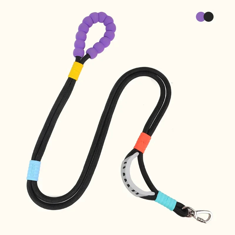 Versatile Pet Traction Leashes with Foam Handle Hand Free Dog Leash for Pet Walking Running Adjustable Sizes Pet Supplies