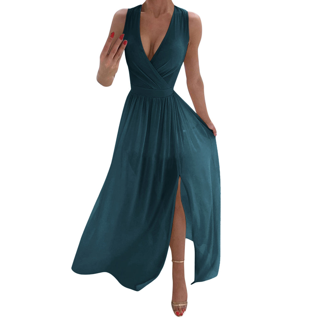 Sexy Women Dresses Outfits 2023 Plus Size Beach V-neck Dresses Summer Party A-line Midi Formal Dresses Women's Clothing 원피스