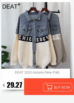 DEAT 2025 Fashion Winter Turn-Down Collar Faux Fur Short Coat For Women Versatile Loose Lamb Wool Jacket Female 11A06261
