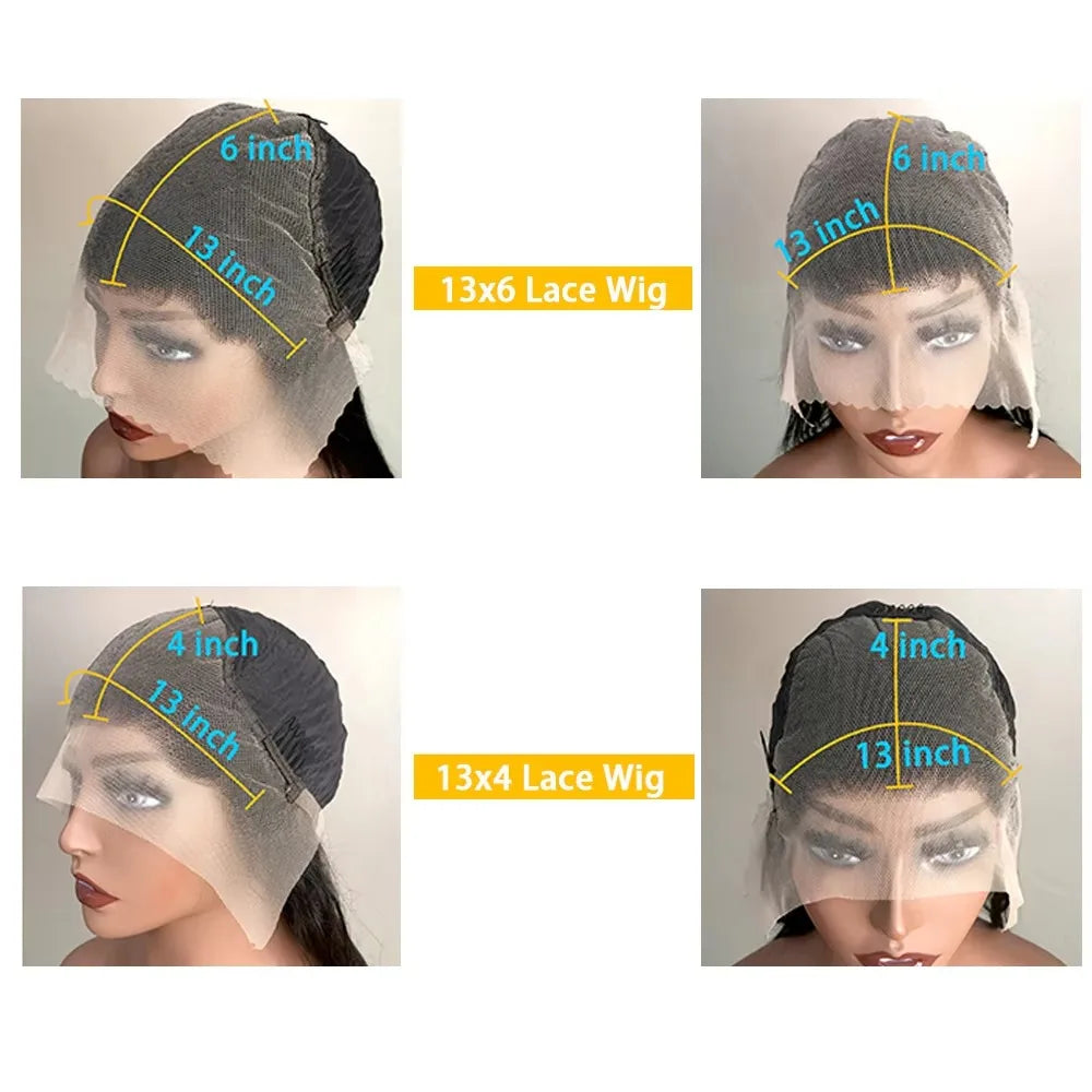 Body Wave Lace Front Wigs Human Hair 200 Density 13x6 13x4 Hd Transparent Lace Frontal Wigs For Women Pre Plucked With Baby Hair