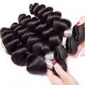 Wiglovie Loose Wave Human Hair Bundle 3 Bundle Deals 15A Peruvian Raw Curly 3/4 Pcs Double Weft Bundles Extensions For Women