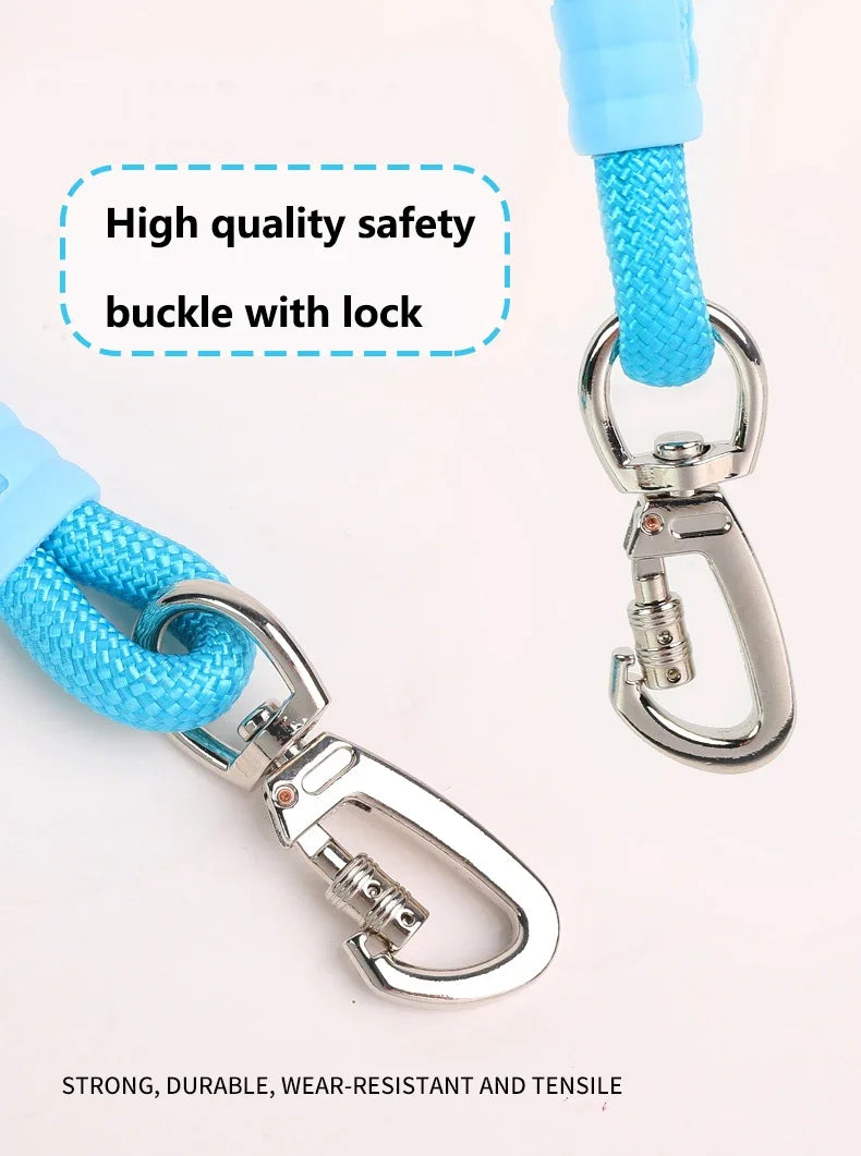 Versatile Pet Traction Leashes with Foam Handle Hand Free Dog Leash for Pet Walking Running Adjustable Sizes Pet Supplies