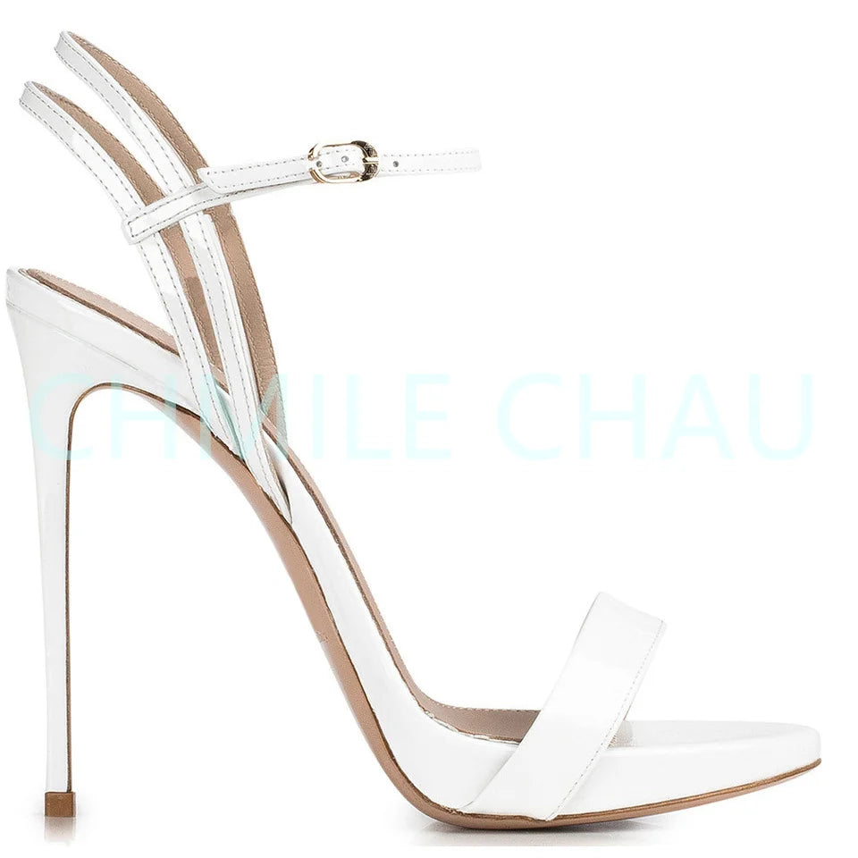 【Measure your feet length before order】Elegant Luxury Designer Women Sandal High Heel Banquet Prom Sandálias Femininas 23-CHC-30