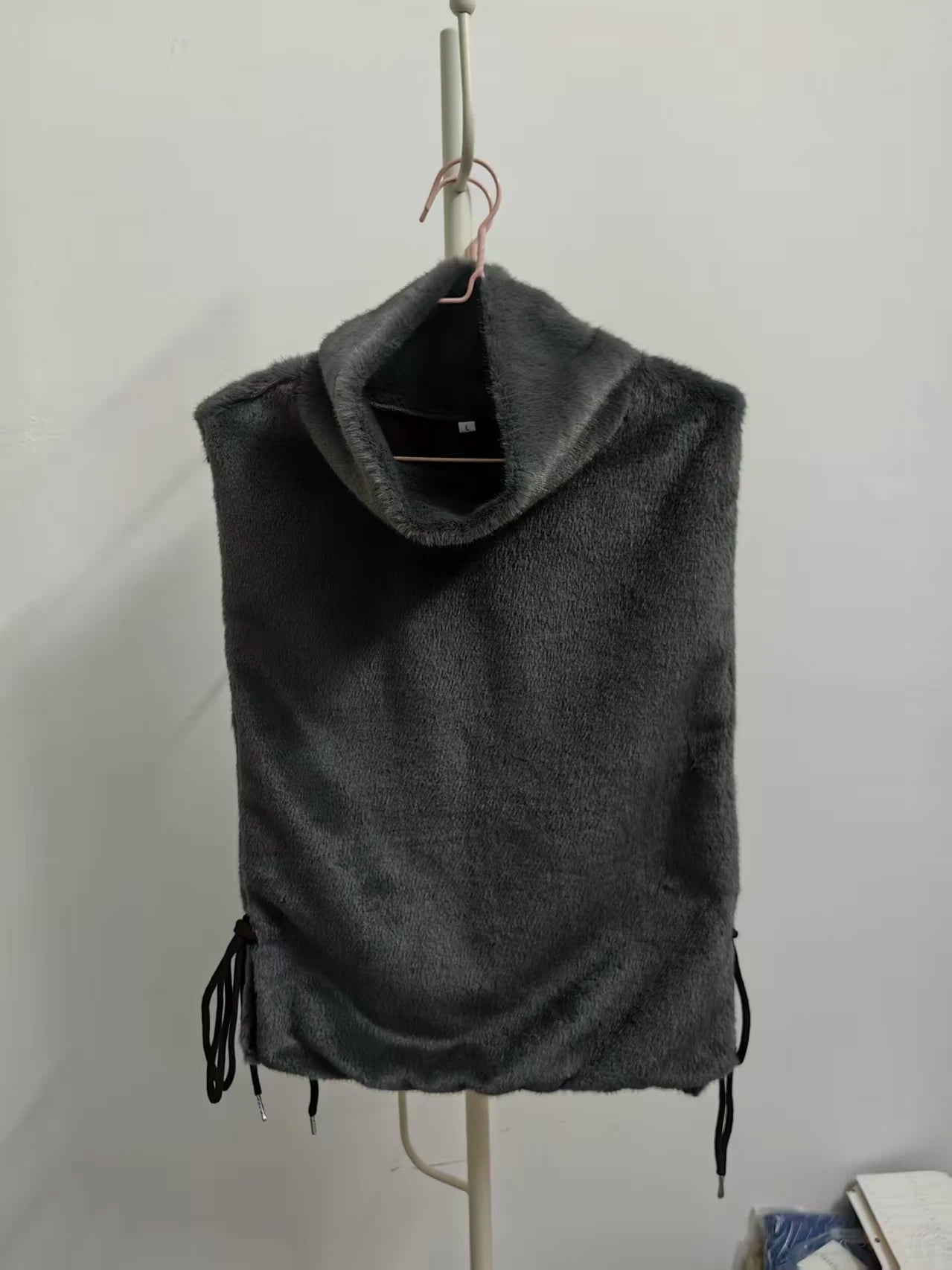 KUCLUT 2025 Autumn Winter Plush Vest For Women High-End Faux Mink Velvet High Collar Elegant Waistcoat Top Female 1A1010