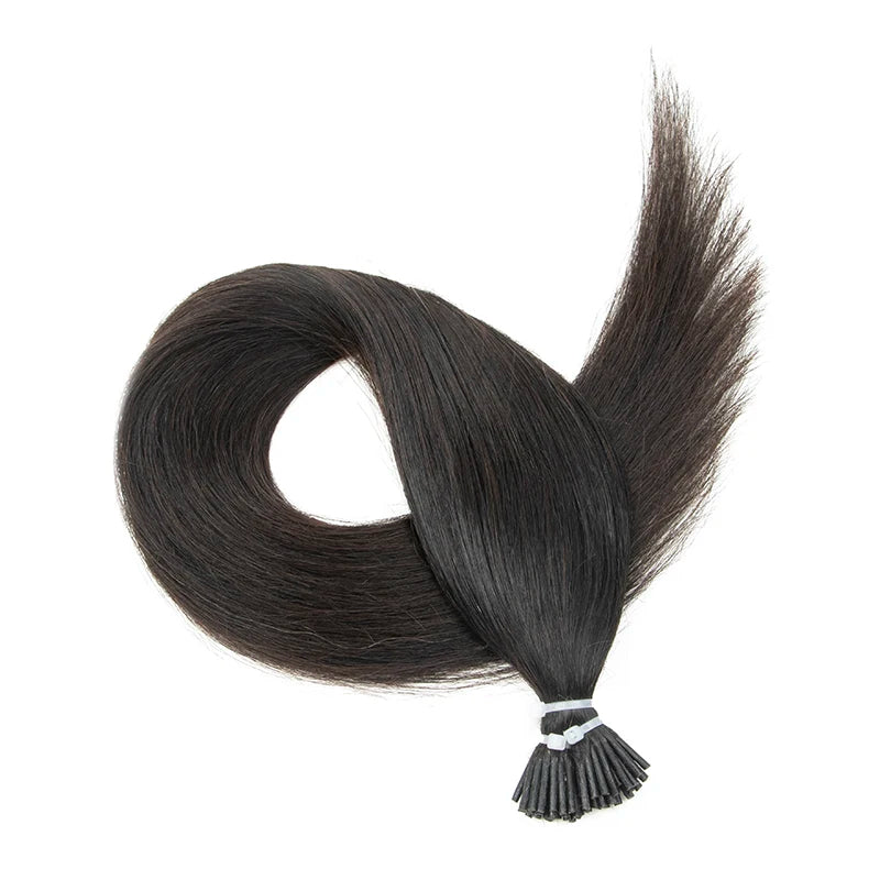 MRS HAIR I Tip Hair Extensions Real Human Hair Pre Bonded Micro Beads Hair Capsules Microlink Capsules Hair