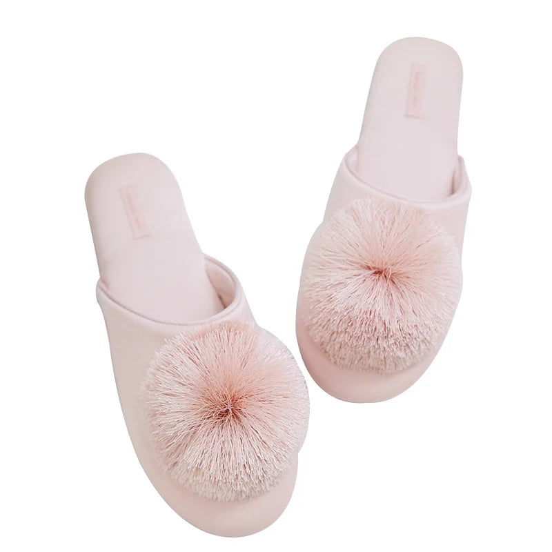 Red/Pink/Gray New Style At Home Slippers Indoor Winter Slippers Adult Women Soft Slipper Lovers Winter House Gilr Shoes