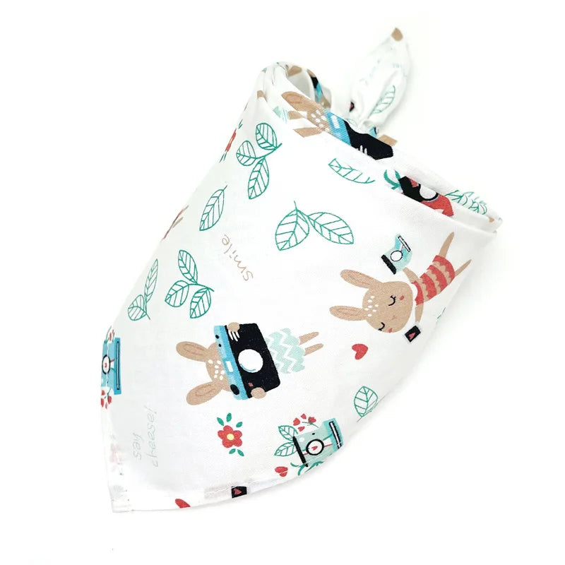 30/50 Pcs Dog Bandana Lot Bulk Personalized Pet Dog Face Bandana Washable Dog Bandanas For Small Large Dogs 20 Colors