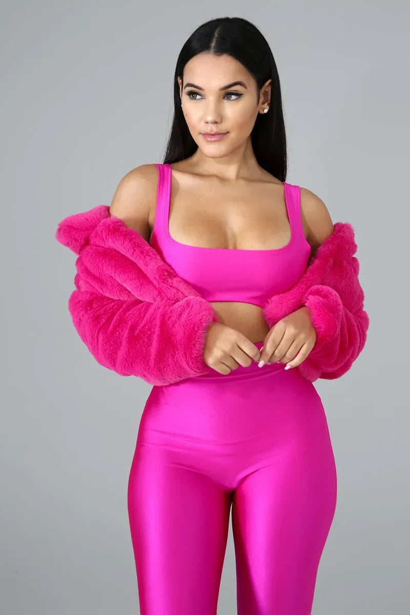 Thick Faux Fur Jacket Women Autumn Winter Maxi Short Coat Warm Luxury Fur Black Parkas Bontjas Pink Furry Shaggy Outerwear