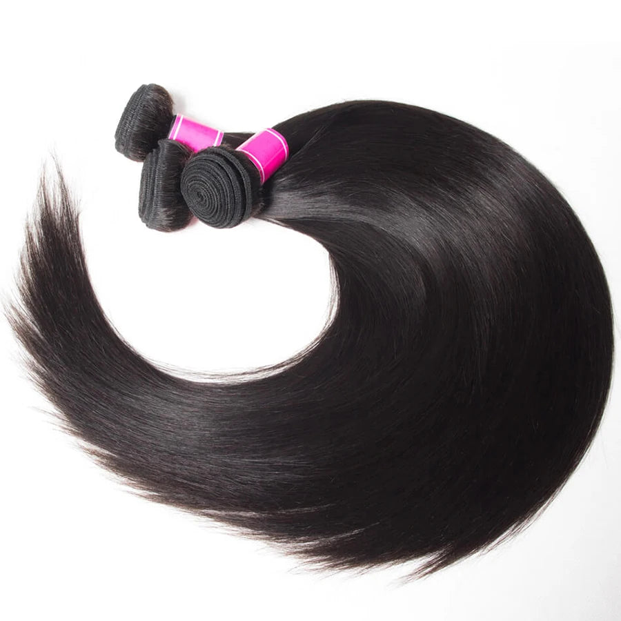 3 Bundles 12A Grade Brazilian Virgin Hair Bundles 14-30 Inch 100% Unprocessed Human Hair Extensions