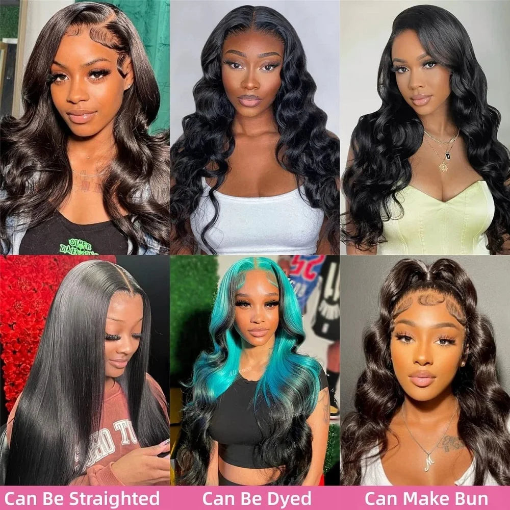 20 22inch 13x4 Body Wave Lace Frontal 4x4 5x5 Transparent Lace Closure Brazilian Remy Hair 100% Human Hair Cheap Soft Preplucked