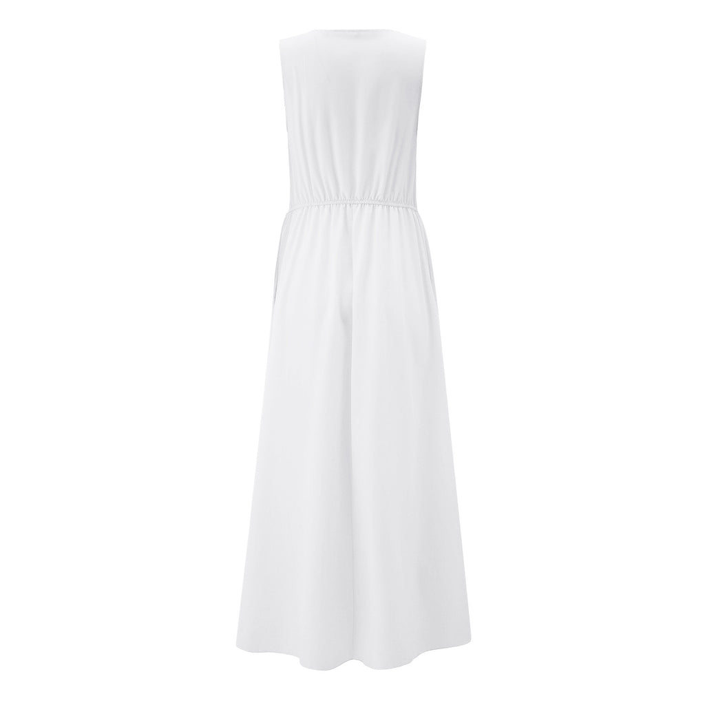 Sexy Women Dresses Outfits 2023 Plus Size Beach V-neck Dresses Summer Party A-line Midi Formal Dresses Women's Clothing 원피스