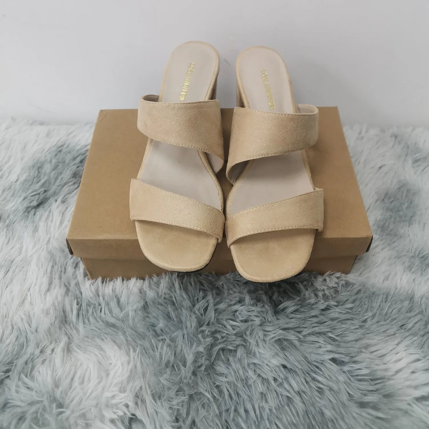 Summer Women's Fashion Sexy Open Toe Thick Heel Sandals High-heeled Shoes Wedding Party Shoe Lady Girl Slipper 6050-6VE