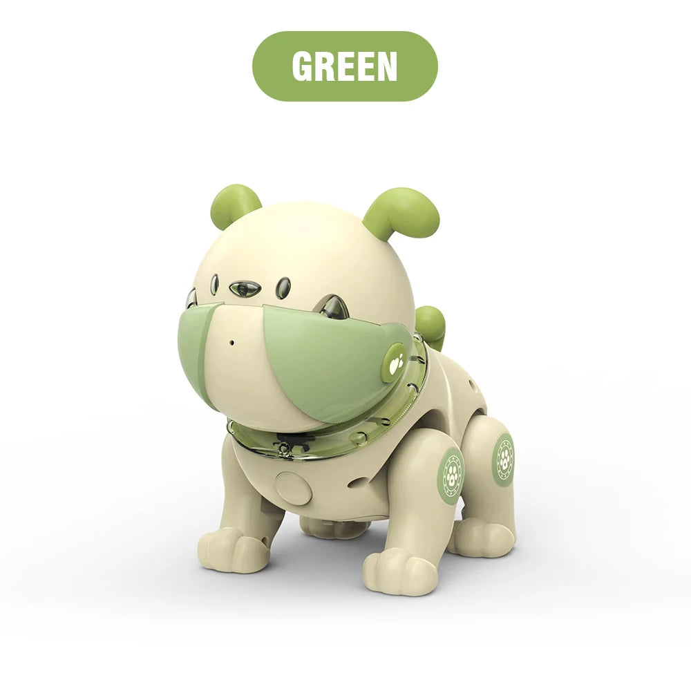 Intelligent Programmable Toy Rc Pet Kid Toys Interactive Voice and Touch Sensing Dancing Music Remote Control Cartoon Robot Dog