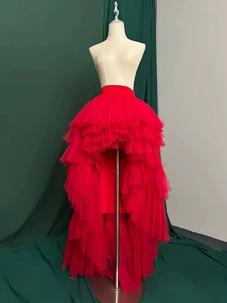 Front Short Back Long Tutu Skirt, Fashion Princess Skirts