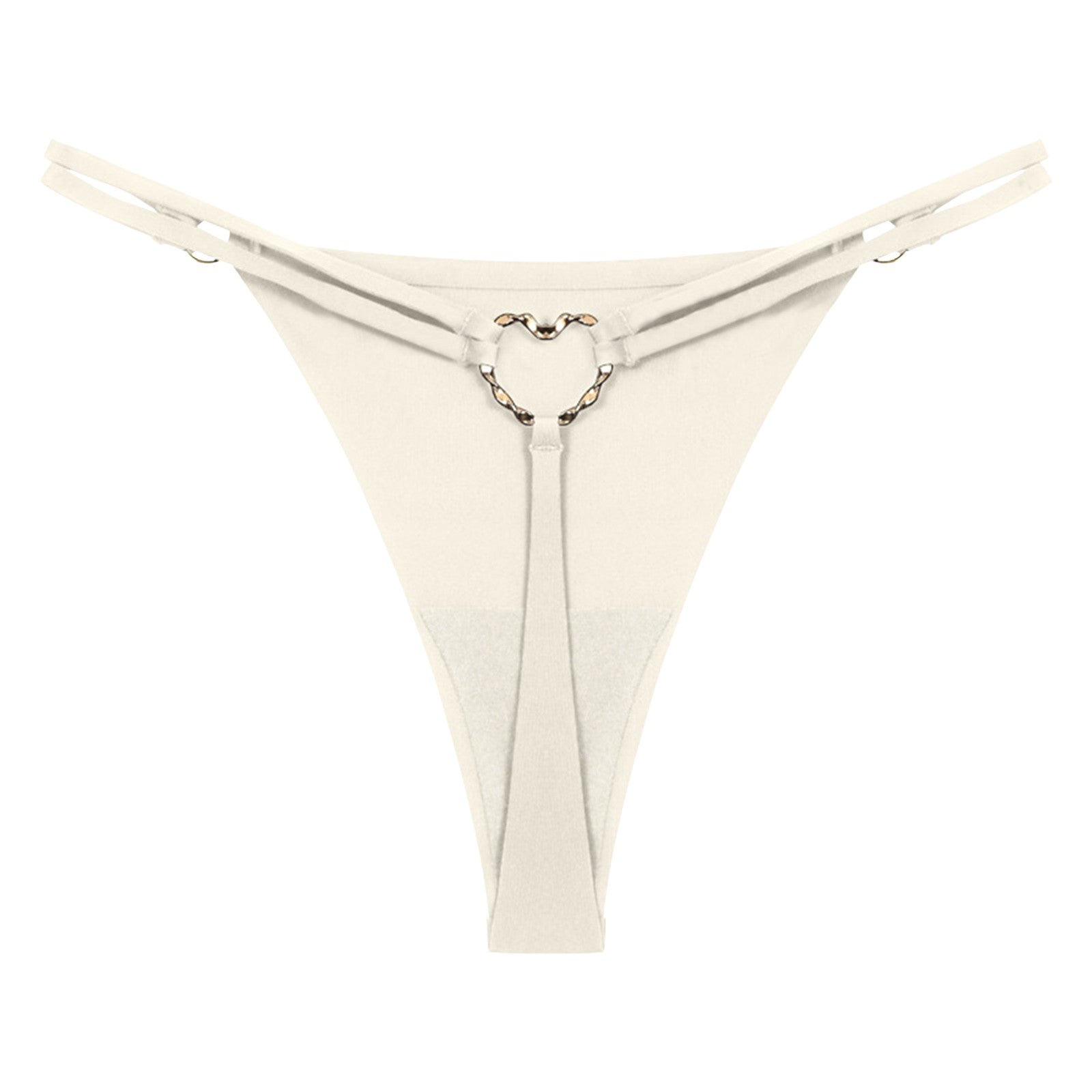 Women’S Low Rise Thong Sexy Panties Double Love Buckle Strap G-String Sports Thongs Breathable Underpants For Fine Womens белье