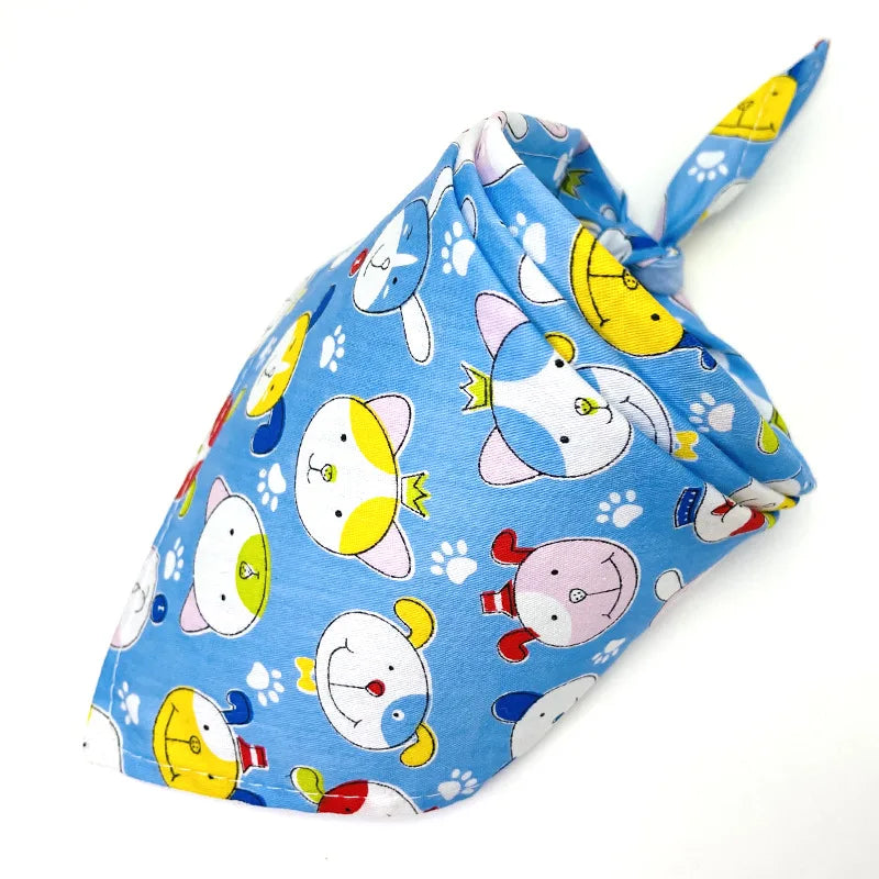 30/50 Pcs Dog Bandana Lot Bulk Personalized Pet Dog Face Bandana Washable Dog Bandanas For Small Large Dogs 20 Colors