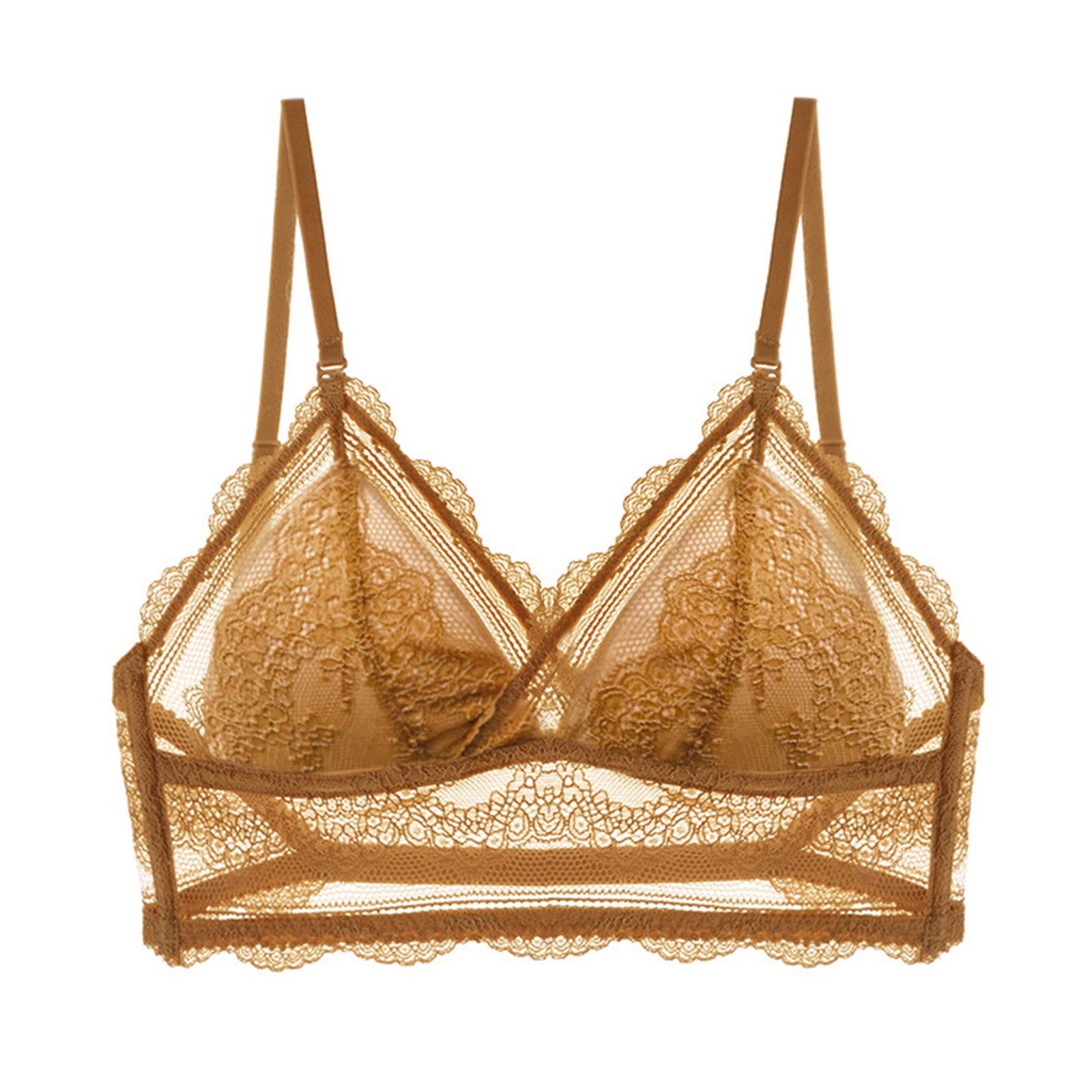 Sexy Low Back Bras Ladies U Backless Invisible Lace Wireless Bra Bralette Mesh Ultra Thin Seamless Underwear Women Lingerie