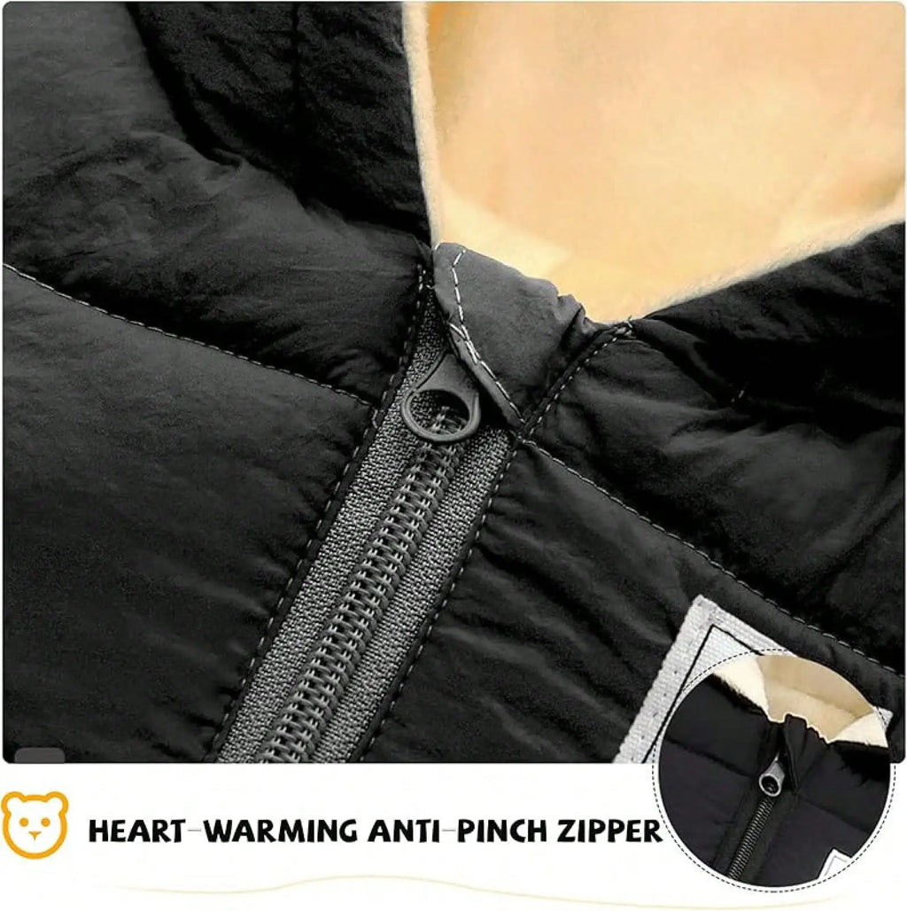 Baby Clothes Cute Infant Toddler Snowsuit Warm Newborn Boy Girl Winter Coats Hooded Zip Jumpsuit