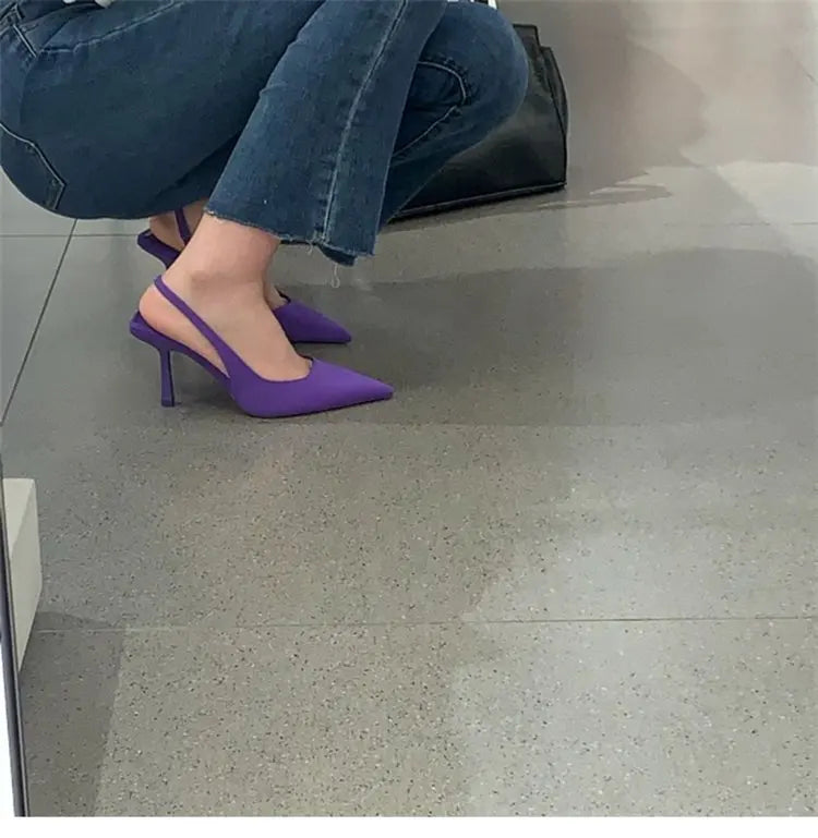 Oulylan High Heels Shallow Women's Sandals Shoes for Women High heeled Sandals  Women's Shoes Fashion Pumps Pointed Toe