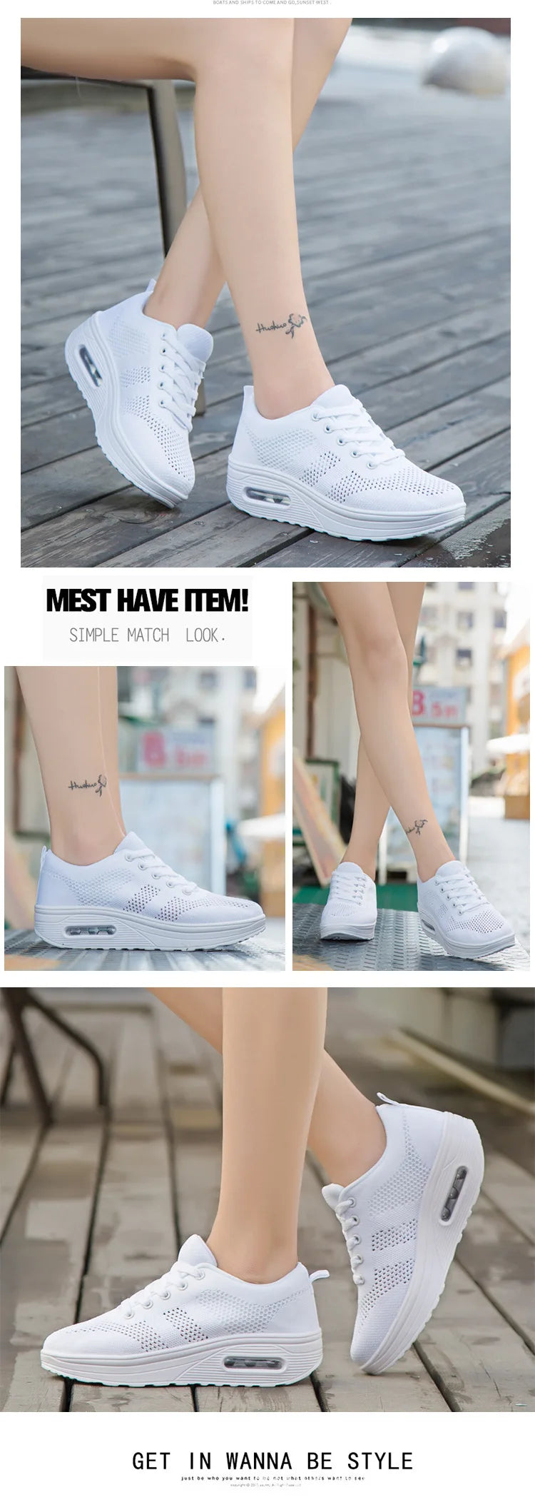 New Large Size Women's Shoes Fashion Hollowed Out Breathable Sneakers Women Outdoor Comfort Lightweight Casual Shoes for Women