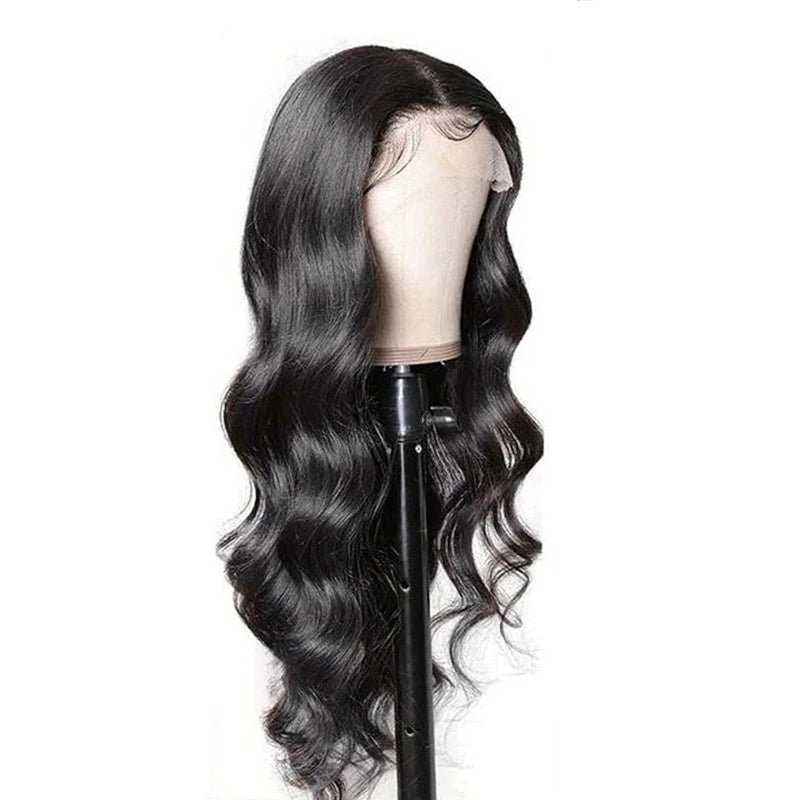 13x6 Body Wave Lace Front Human Hair Wigs Natural Black #4 Brown 13x4 Pre Plucked With Baby Hair For Women 200 Density