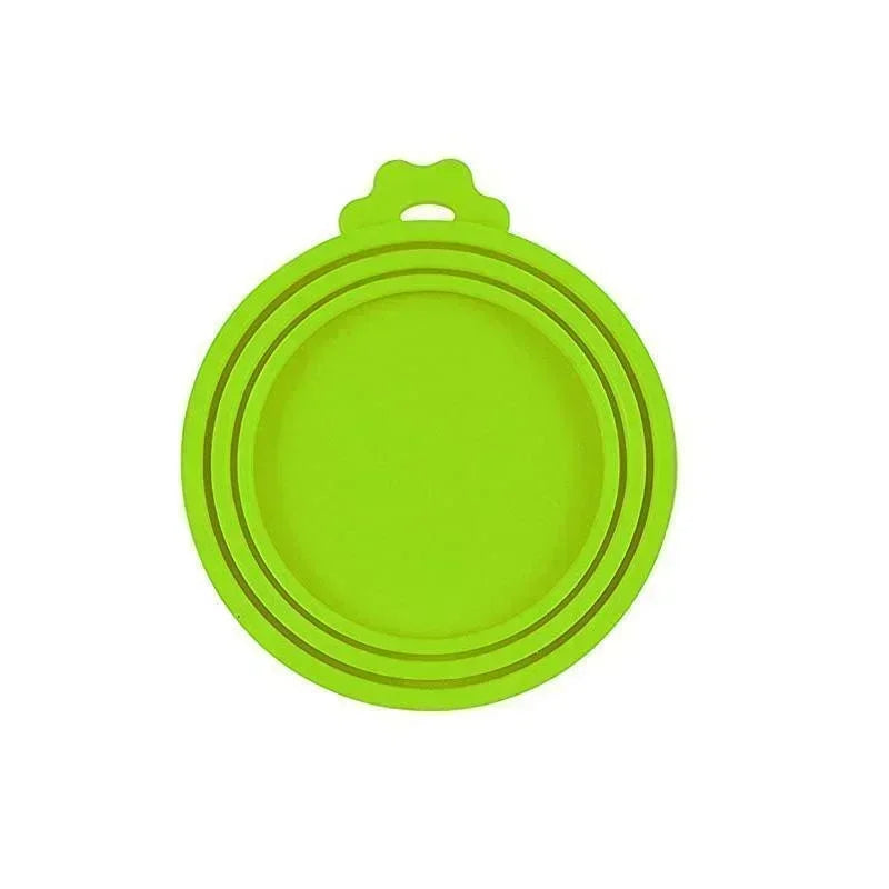 Reusable 3 In 1 Pet Food Can Silicone Cover Dogs Cats Storage Tin Cap Lid Seal Cover Pet Supplies For 8.5cm/7.5cm/6.5cm