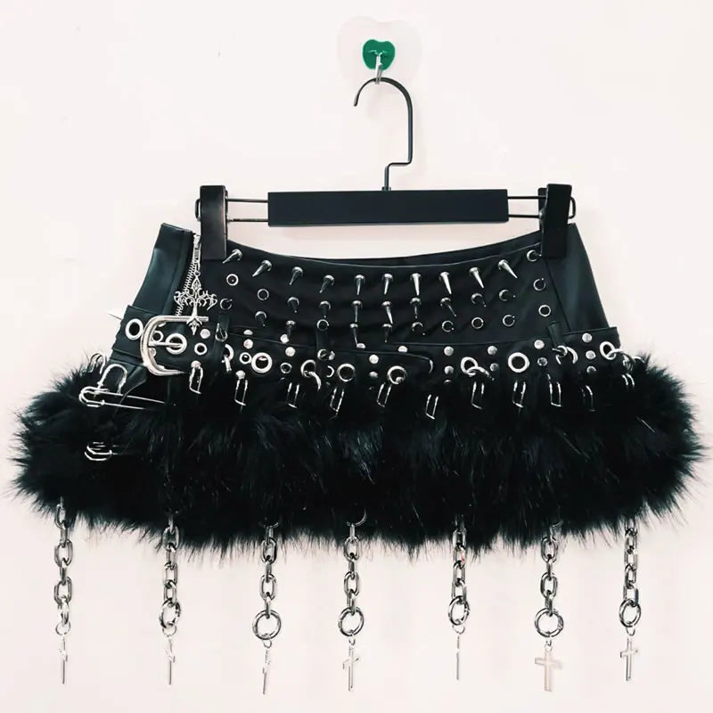 y2k clothes gothic clothes y2k Skirt Gothic Skirt Punk Skirt harajuku Skirt Rivet Skirt Cross Skirt vintage Skirt  y2k fashion