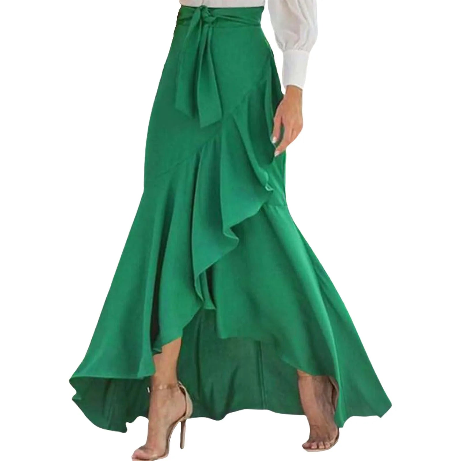 Dresses For Women 2025 Wedding Guest Waistband Lace Wrapped Hip Fishtail Skirt High Waist Sexy Irregular Vestido Mujer Elegante
