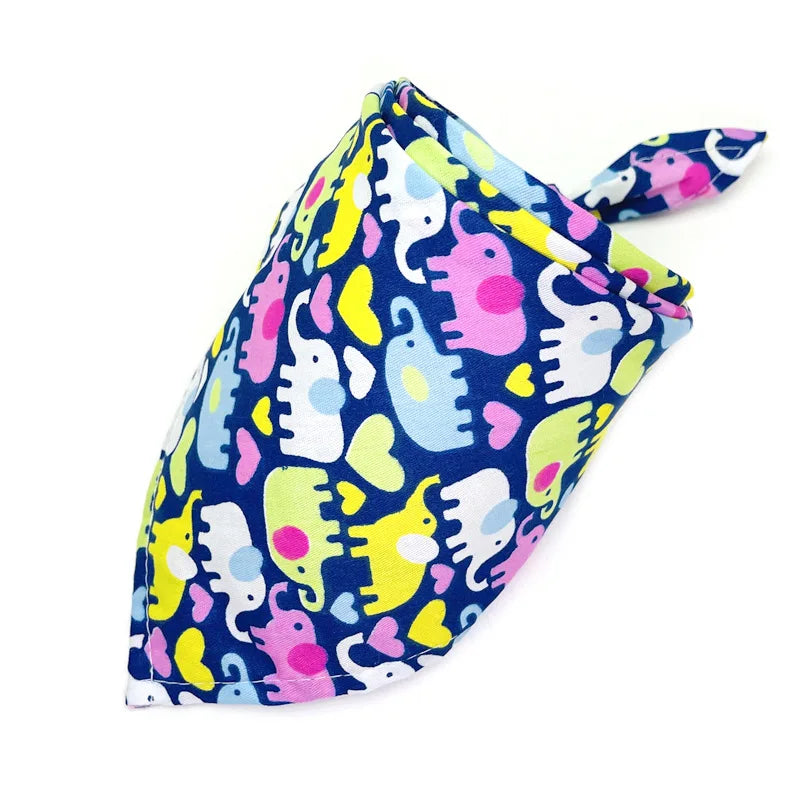 30/50 Pcs Dog Bandana Lot Bulk Personalized Pet Dog Face Bandana Washable Dog Bandanas For Small Large Dogs 20 Colors