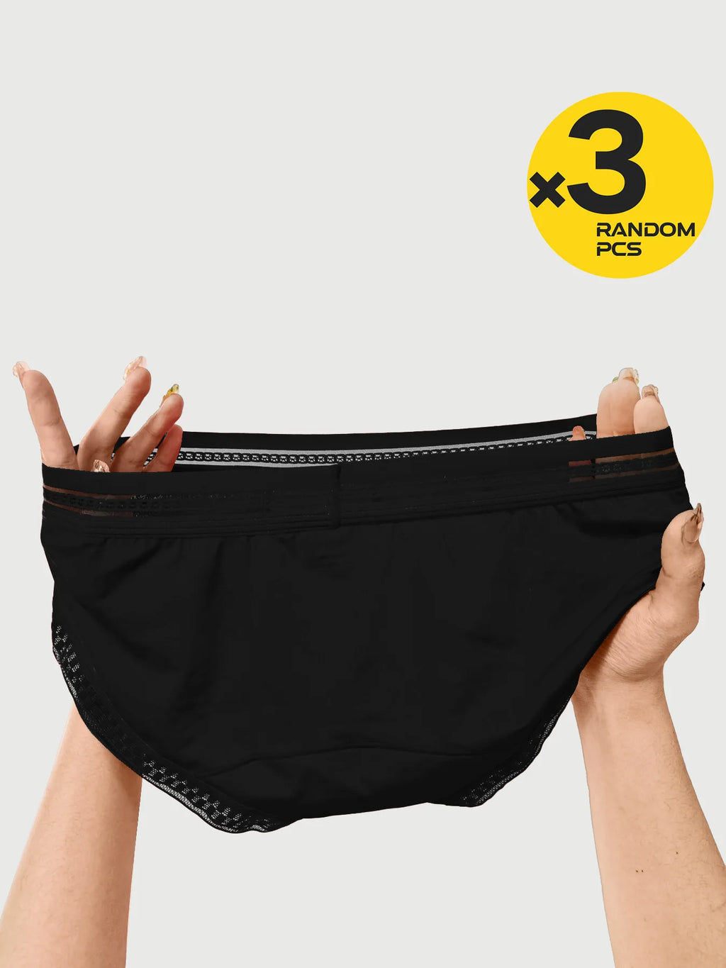 Men's Ice Silk Boxer Pants Breathable Panties Male Large Ultra Thin Boxer Shorts Sexy Thong underwear Randomly 3pcs Five colors