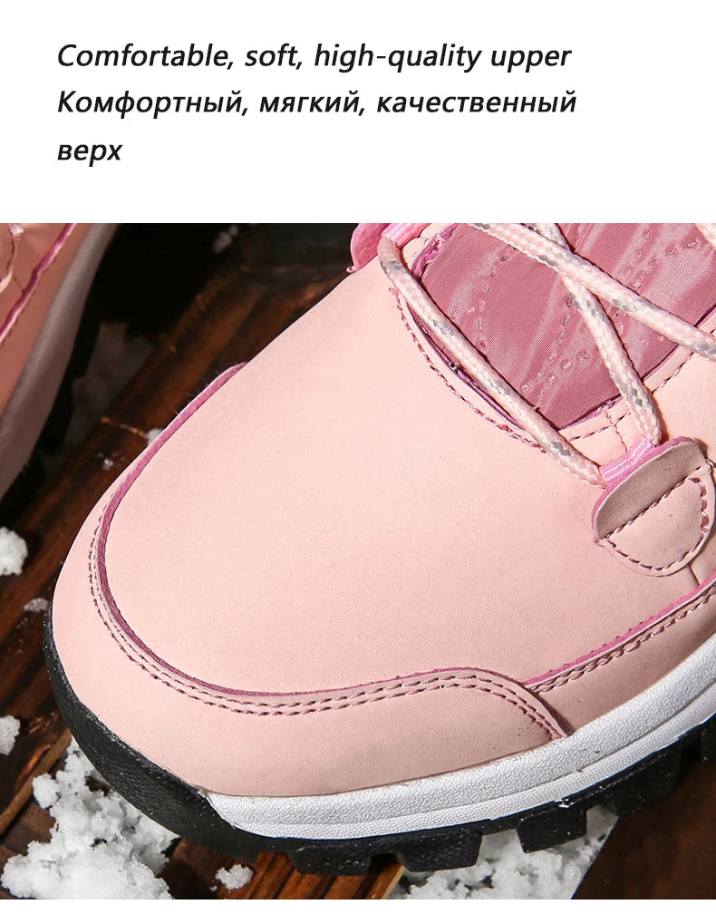 Women Classic Snow Boots Winter Warm Shoes Handmade Platform Shoes Womens Boots Ankle  Size 43 Booties