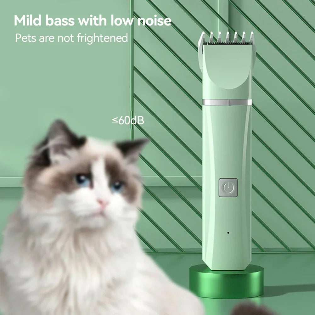 1Pc Professional 3/4-in-1 Electric Pet Grooming Tool Set Dog Hair Clippers Electric Pets Haircut Trimmer Shaver Cats Supplies