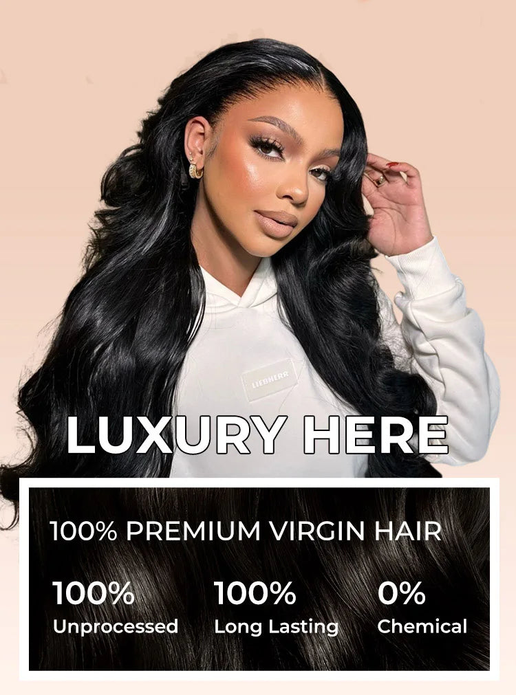 180% Density Body Wave Human Hair Wigs Natural Black Remy Hair Transparent Lace Front Wig Pre Plucked Hairline Lace Frontal Wig