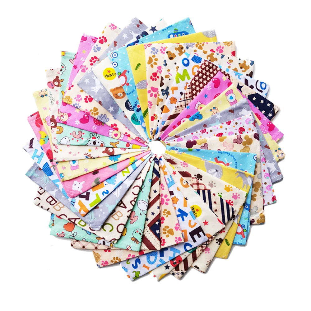 30/50 Pcs Dog Bandana Lot Bulk Personalized Pet Dog Face Bandana Washable Dog Bandanas For Small Large Dogs 20 Colors